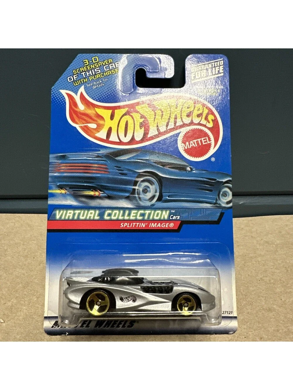 New Mattel Hot Wheels Virtual Collection Silver Splittin' Image 27121